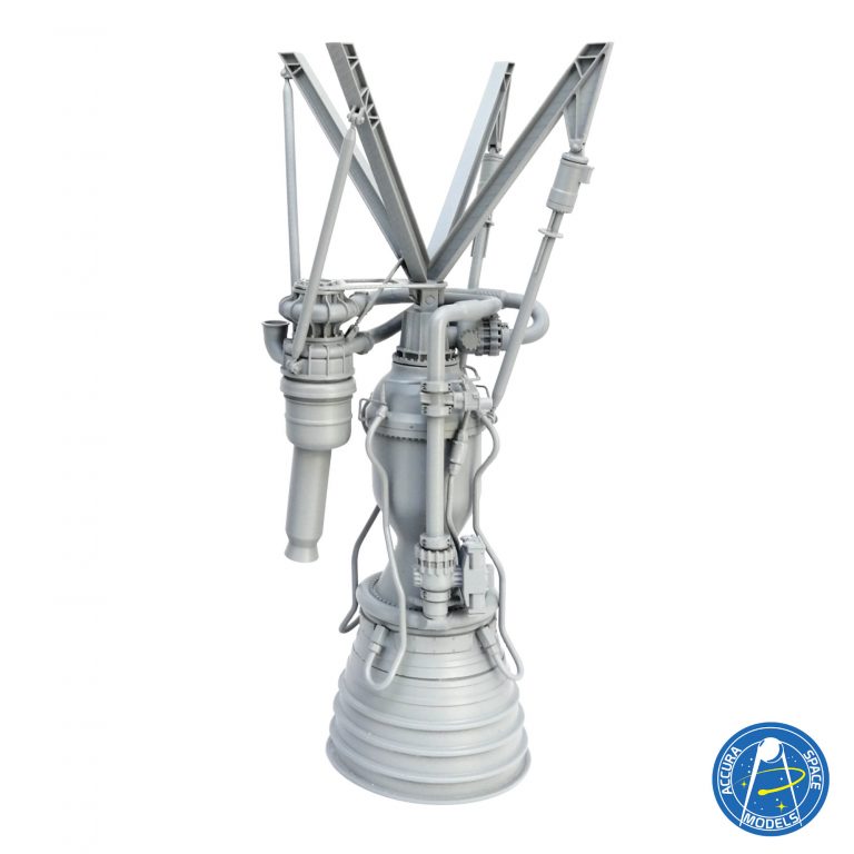 Merlin 1C - rocket engine scale model kit 1/12 - Accuraspacemodels