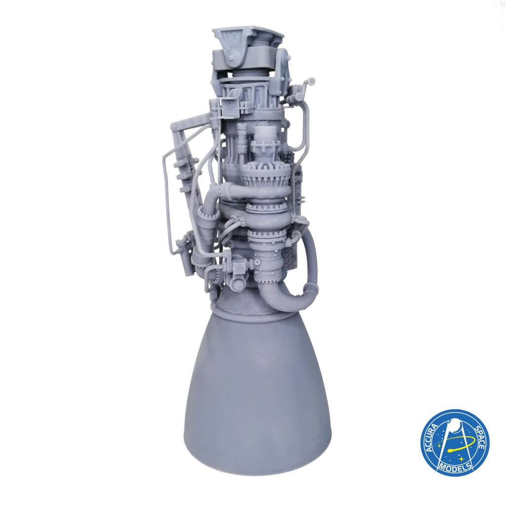 Scale Raptor Engine SpaceX Raptor scale model kit 1/12 by Accuraspacemodels