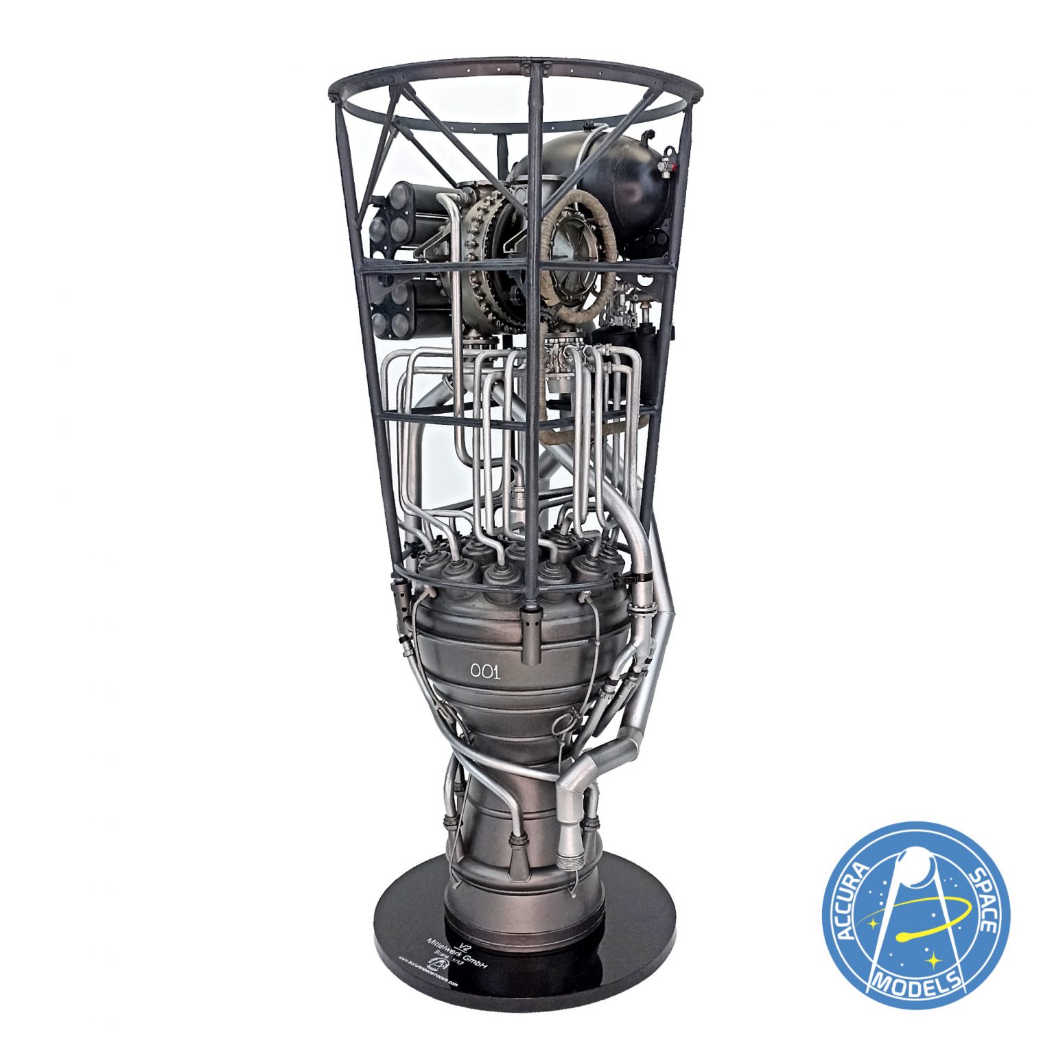 Custom Rocket Engine Model V2 mod. 1944 - Rocket Engine Scale Model kit 1/12 - Accuraspacemodels