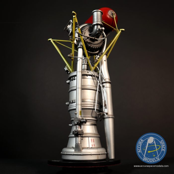 Custom Rocket Engine Model A7 Rocket Engine Scale Model kit 1/12 - Accuraspacemodels