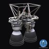 LR-87 Rocket Engine scale model from Titan Gemini