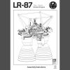 LR-87 printed detailed assembly instructions booklet