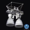 LR-87 Rocket Engine scale model from Titan Gemini